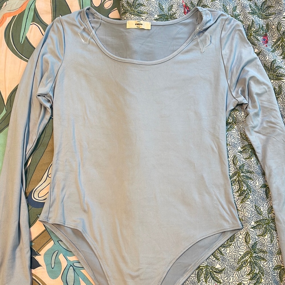NEW Nostalchicks Powder Blue Bodysuit